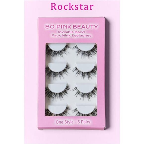 SO PINK BEAUTY Faux Mink Eyelashes 5 Pairs - Picture 4 of 14